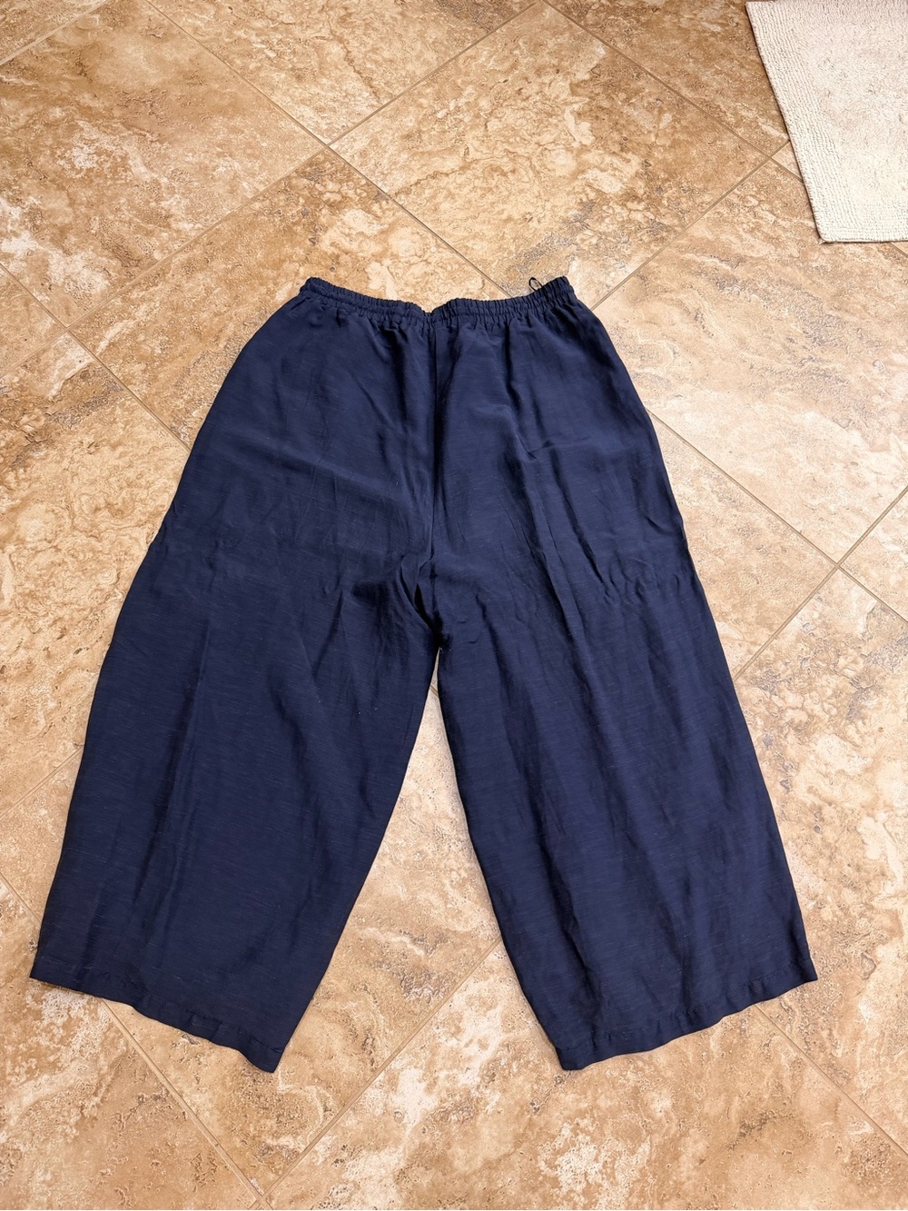 Women’s Crea Concept Navy Casual Drawstring Pants